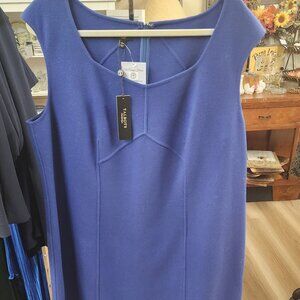 Talbots Royal Blue Wool Sheath Dress NWT